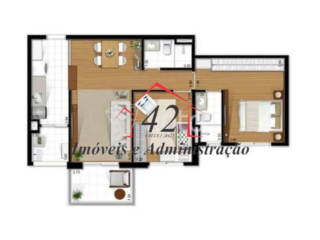 #042042314 - Apartamento para Venda em São Bernardo do Campo - SP - 2